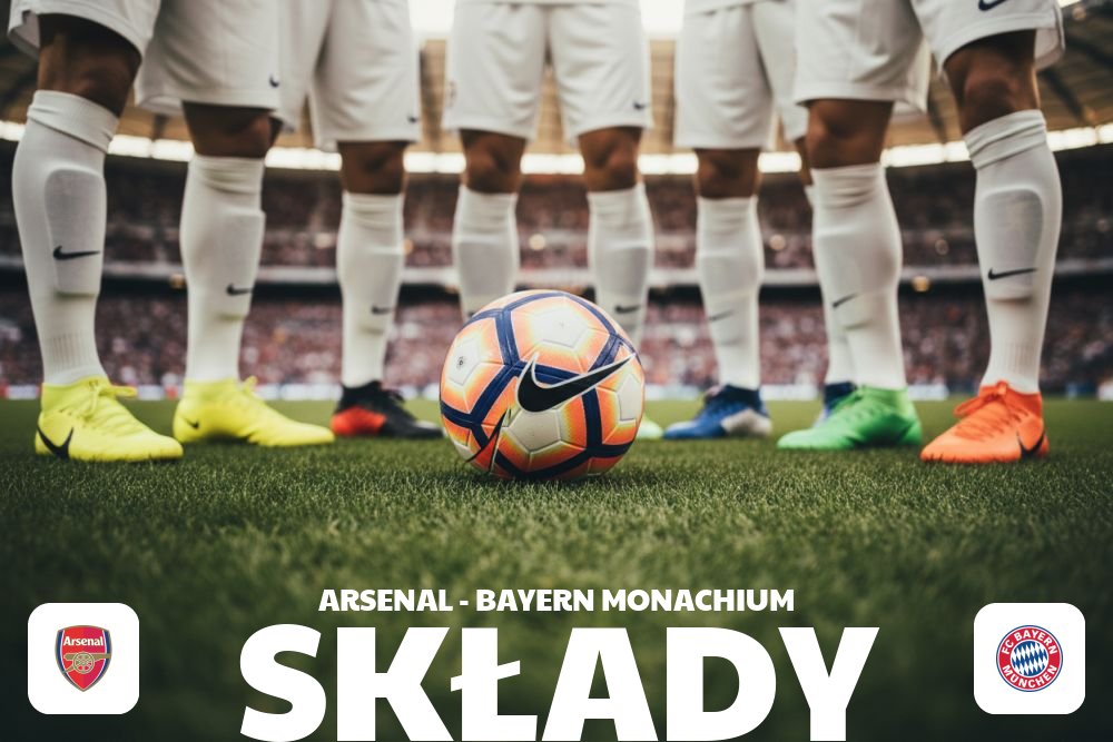 Składy: Arsenal F.C. – Bayern Monachium